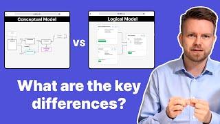 Conceptual vs Logical Data Models - What are the key differences?