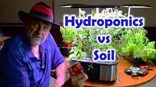 Hydroponics vs Growing in Soil &&& Letpot Max garden vs No-name Aerogarden