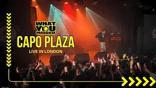 Capo Plaza Vive A Londra // Live In London @Second Headline Show Since 2018 - What You Missed