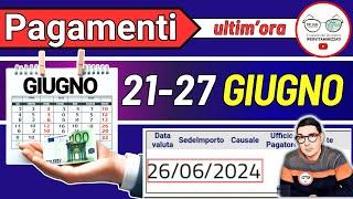 Inps PAGA 25 GIUGNO  ANTICIPO DATE PAGAMENTI ADI ASSEGNO UNICO PENSIONI NASPI BONUS 100€ SFL