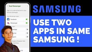 How To Use Two Apps In Same Phone Samsung !