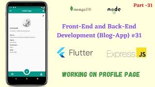 Flutter: Fetch and Show Profile Data through Rest-API|| API integration in Flutter|| 31