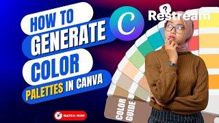 How to Generate Color Palette for your Brand in Canva