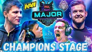 NAVI - Чемпионы Stockholm Major 2021! - Лучшие моменты CS:GO - Стадия Чемпионов