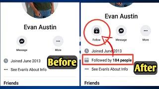 How to Activate Followers Option in Your Facebook ID | Followers Page Setting