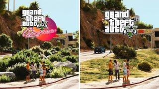 GTA V Remake vs GTA V Vanilla - Insane GTA 5 Enhacement Comparison - GTA 5 Expanded & Enhanced