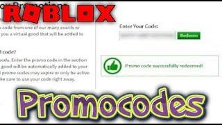 ROBLOX PROMOCODES THAT ARE WORKING! (December 2018)