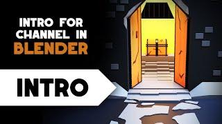 [Speed-Modeling] Creating an Intro for Channel in Blender #0: Intro