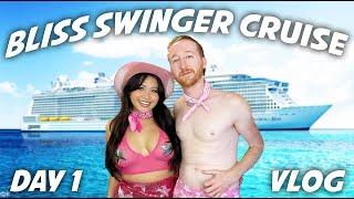 Bliss Swinger Cruise April  2024 Day 1 Vlog | BTS  Of A Swingers Cruise | Embarkation Day