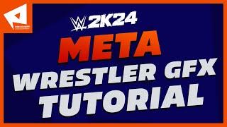 (WWE 2K24) HOW TO ADD WRESTLER'S GFX PACKS USING META