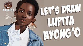 Let's Draw Lupita Nyong'o