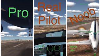 Noob vs Pro vs Real Pilot (LANDING RFS)