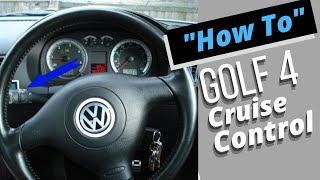 How to Golf 4 Cruise Control