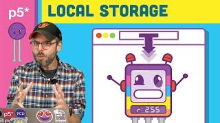 Local Storage in JavaScript with p5.js