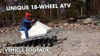 Unique 18-wheel ATV developed in Finland