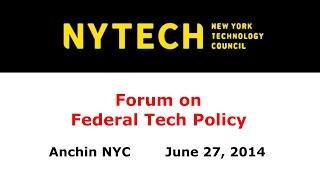 NYTECH Forum on Federal Tech Policy