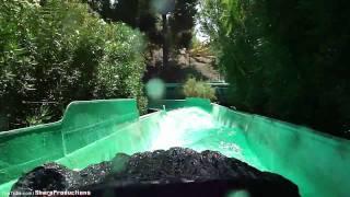 Log Jammer (HD POV) Six Flags Magic Mountain California