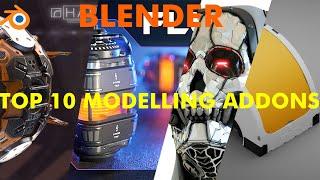 Top 10 Modelling Add-ons for Blender 2.8