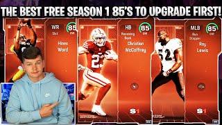 THE BEST FREE SEASON 1 85 OVERALL PLAYERS TO UPGRADE FIRST IN MADDEN 25 ULTIMATE TEAM!