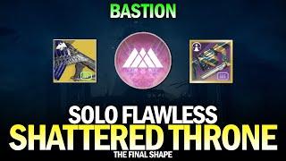 Solo Flawless Shattered Throne Dungeon in The Final Shape (w/ Bastion) [Destiny 2]