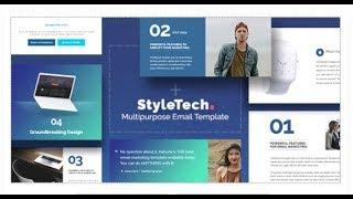 StyleTech - Drag & Drop Email Template + Builder Access | Themeforest Download