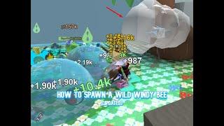 [UPDATED] How to Spawn a Wild Windy Bee | ROBLOX Bee Swarm Simulator