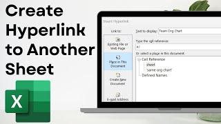How to Create HYPERLINK to Another Sheet in Excel - Step by Step