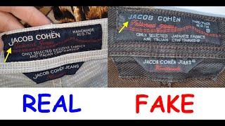 Real vs Fake Jacob Cohen jeans. How to spot original Jacob Cohen denim