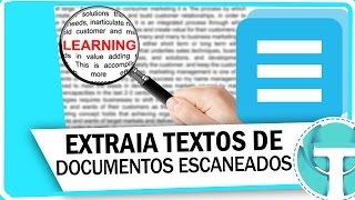 Como extrair textos de imagens e PDFs escaneados