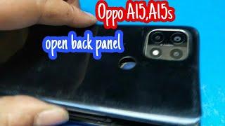 Oppo A15,A15s open back panel