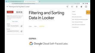 Filtering and Sorting Data in Looker || #qwiklabs || #GSP855 ||  [With Explanation️]