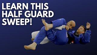 Roll Under Sweep from Half Guard | Jiu Jitsu Brotherhood