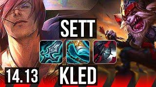 SETT vs KLED (TOP) | Rank 5 Sett, 7 solo kills | TR Grandmaster | 14.13