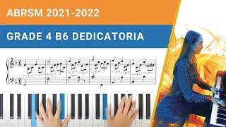 ABRSM 2021-2022 Piano Grade 4 B6 Dedicatoria by Granados