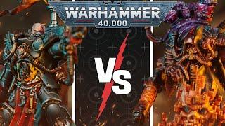 Five Player 40K Battle Report!  Space Marines vs Dark Mechanicum Hero Mode