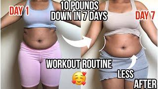 I LOST 10 POINDS IN 7 DAYS - 7 DAYS WORKOUT ROUTINE 2024