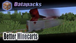 Better Minecarts in Minecraft Datapacks