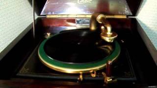 Edison Disc Phonograph Model A-250 Plays "Black & White Rag" by Edison's Brass Orchestra 1913