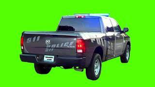 green screen police car 2. 1080p full hd