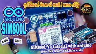 SIM800L V2/EVB tutorial with Arduino | send, receive SMS and call | #sim800l