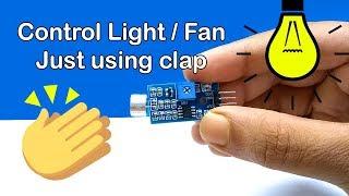 How to make easy clap switch using arduino | technoreview85