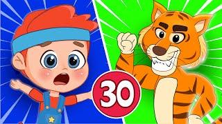 اغنية نمر بم بم + هم هم شو طيبة + نصف ساعة من اغاني اطفال عالم فلافي | Fluffy World