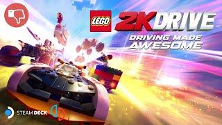 Lego 2K Drive Steam Deck 60FPS Performance Gameplay | Yuzu Emulation | UNPLAYABLE