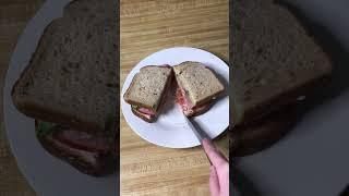 HAT Sandwich! #ham #avocado #tomato #fyp #sandwichrecipes #sandwich #mayo #saltandpepper #lunch