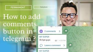 How to add comment in telegram? how do I enable comment in my telegram channel ? telegram