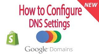 How to Change and Configure Google Domains DNS settings records (point website to shopify)