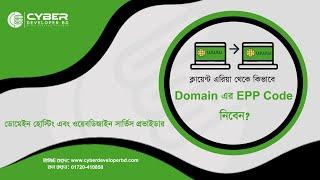 How to get the EPP code of the domain from the client area?| Cyber Developer BD