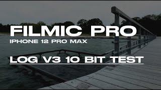 Filmic Pro LogV3 10-bit - iPhone 12 Pro Max Test