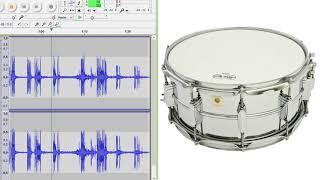 John Bonham tunes snare drum - audio track.