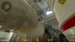 CS2 Nuke Heaven Retake Smoke and Popflash